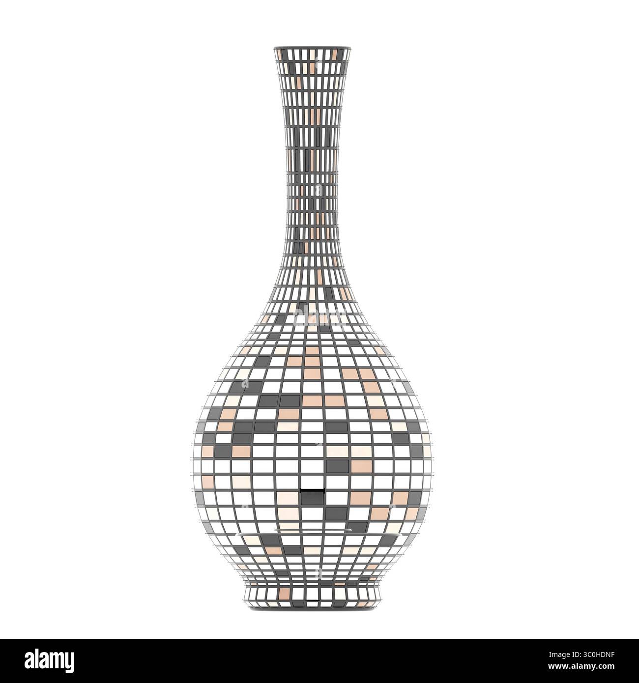 3D-Rendering der Vase Stockfoto