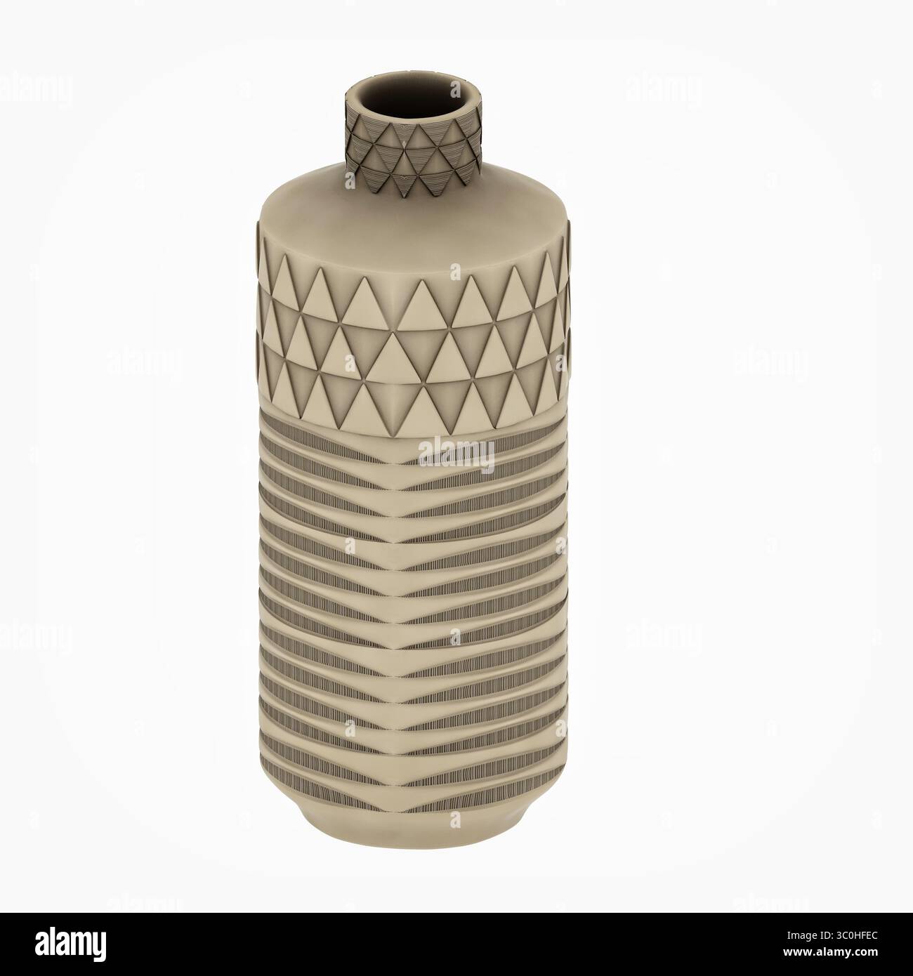 3D-Rendering der Vase Stockfoto