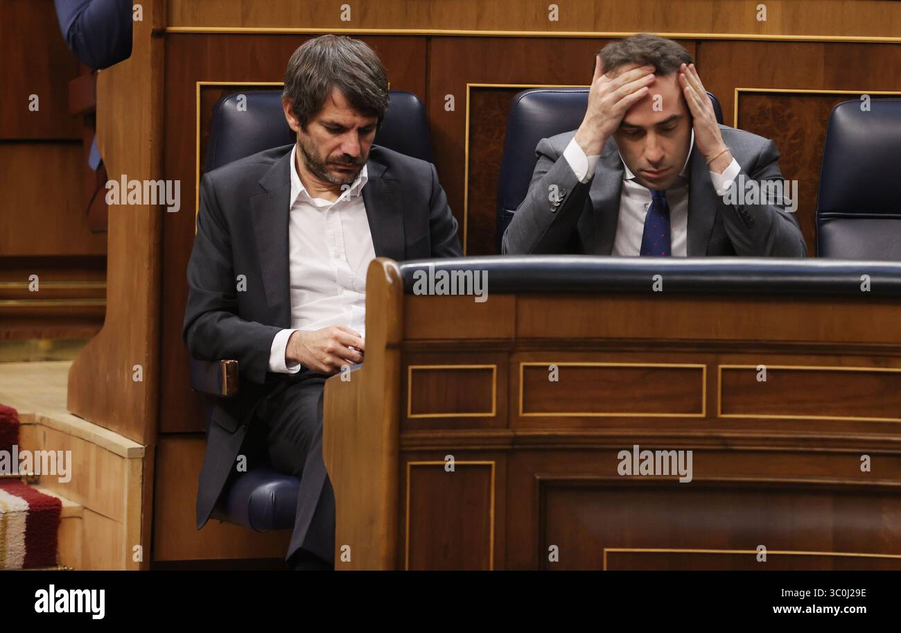Madrid, 25. Juni 2025. Abgeordnetenkongress. Plenartagung zur Überwachung der Regierung und zur Abgabe dringender Interappellierungen. Foto: Jaime García. ARCHDC. Quelle: Album / Archivo ABC / Jaime García Stockfoto