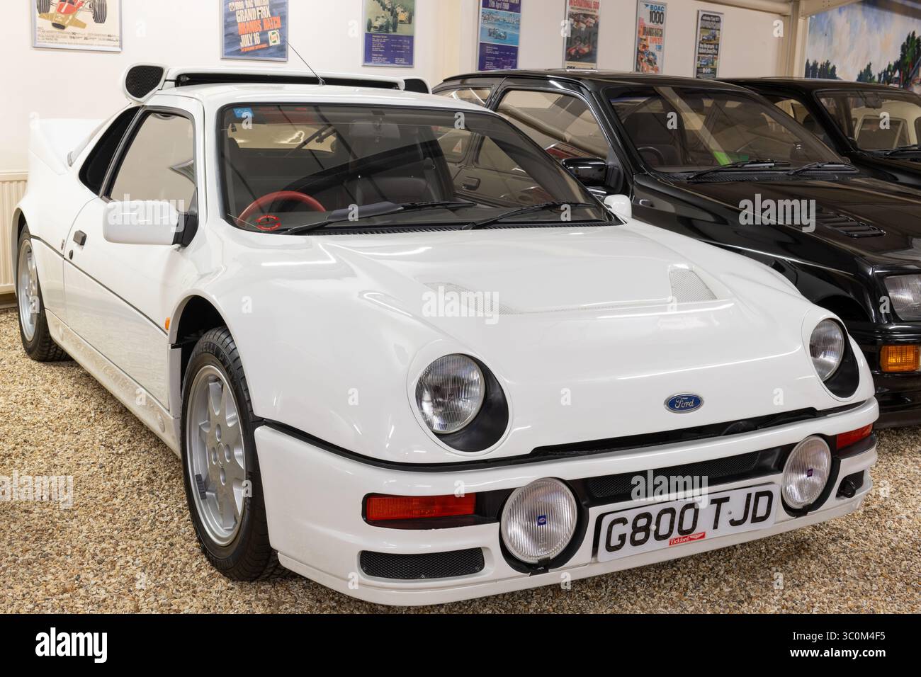 Sparkford.Somerset.Vereinigtes Königreich.12. Januar 2025.Ein Ford RS 200 aus dem Jahr 1986 ist im Haynes Motor Museum in Somerset zu sehen Stockfoto