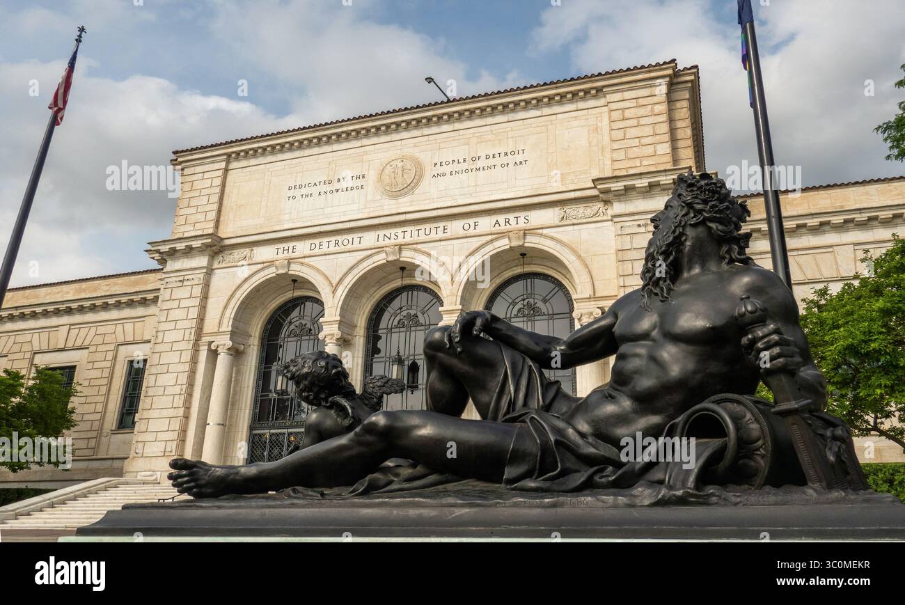Detroit Institut of Arts Michigan Stockfoto