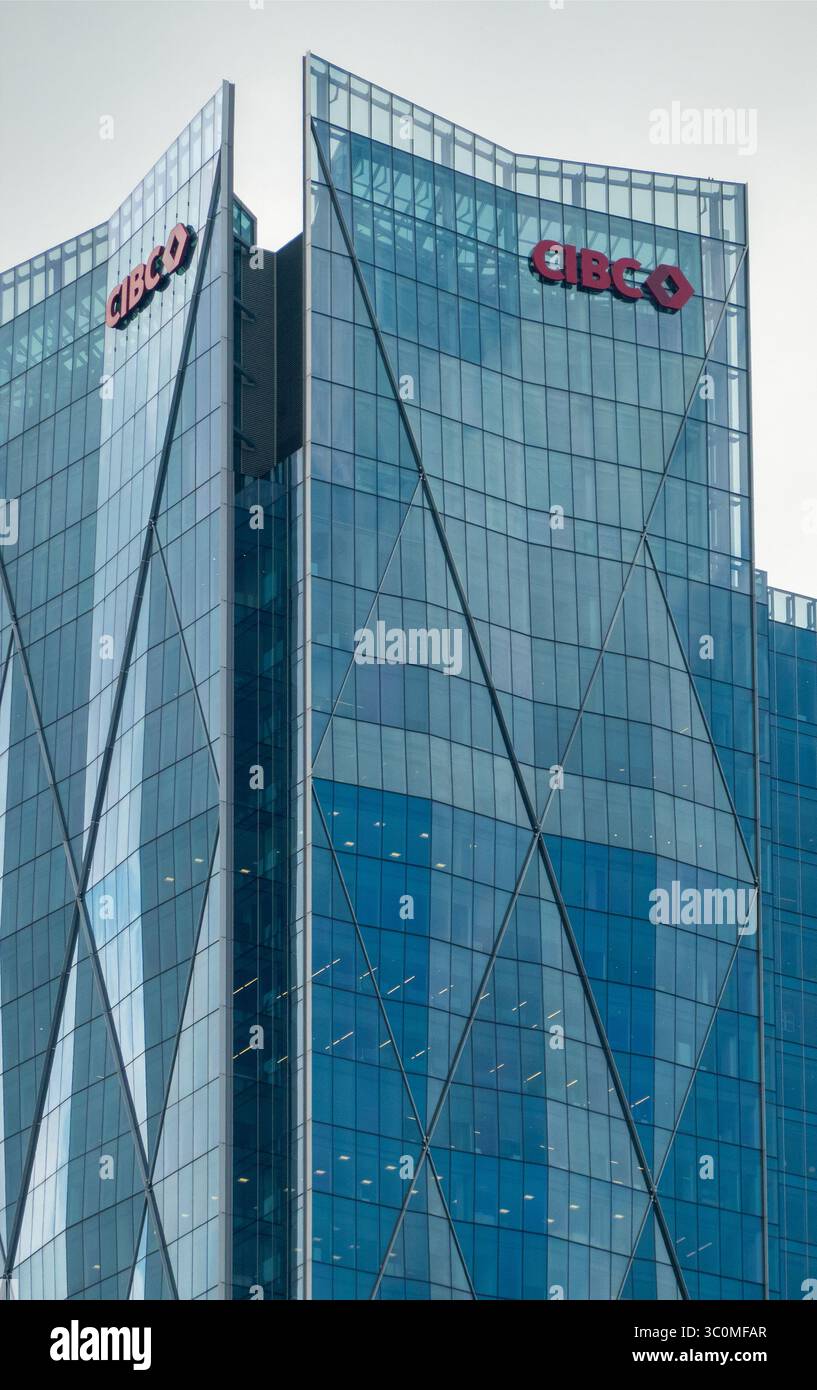 Canadian Imperial Bank of Commerce im Zentrum von Toronto, Kanada Stockfoto