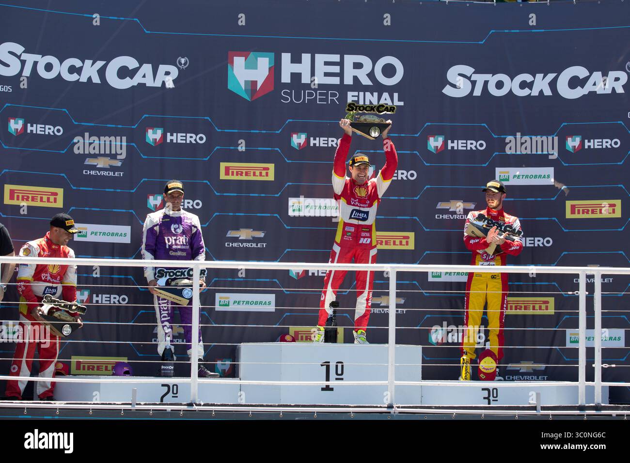 9. Dezember 2018 - Sao Paulo, Sao Paulo, Brasilien - November 2018 - #10 RICARDO ZONTA von Shell V-Power, Sieger der Endphase der Meisterschaft des brasilianischen Stock Car 2018, auf dem Interlagos Circuit in Sao Paulo, Brasilien. (Kreditbild: â Paulo Lopes via ZUMA Wire) (Kreditbild: © Paulo Lopes/ZUMA Wire) Stockfoto