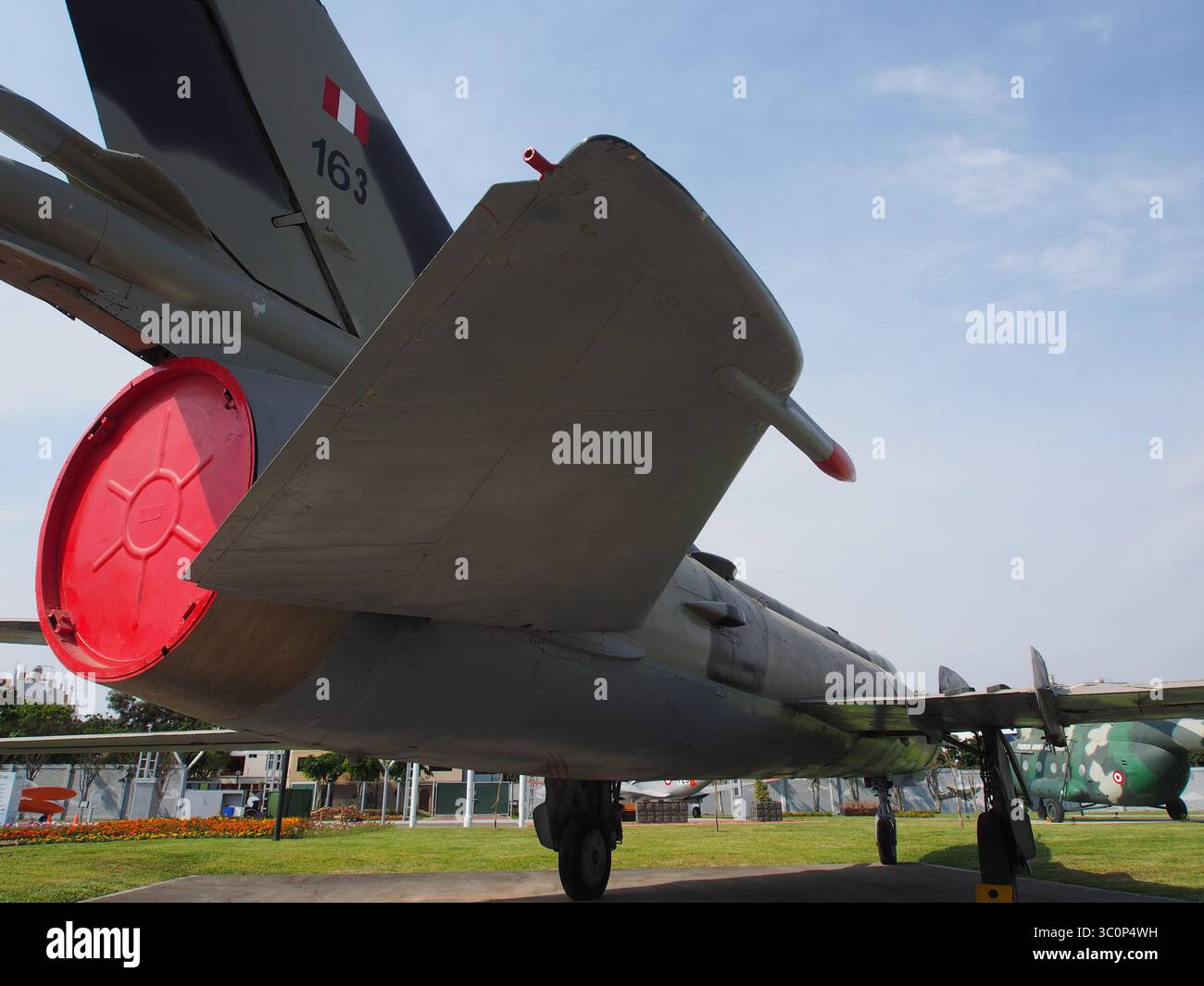 28. Februar 2018 - Lima, Lima, Peru - Rückansicht des Sukhoi Su-22, eines sowjetischen Jagdbombers der peruanischen Luftwaffe - FAP (Credit Image: © Carlos Garcia Granthon/ZUMA Wire) Stockfoto