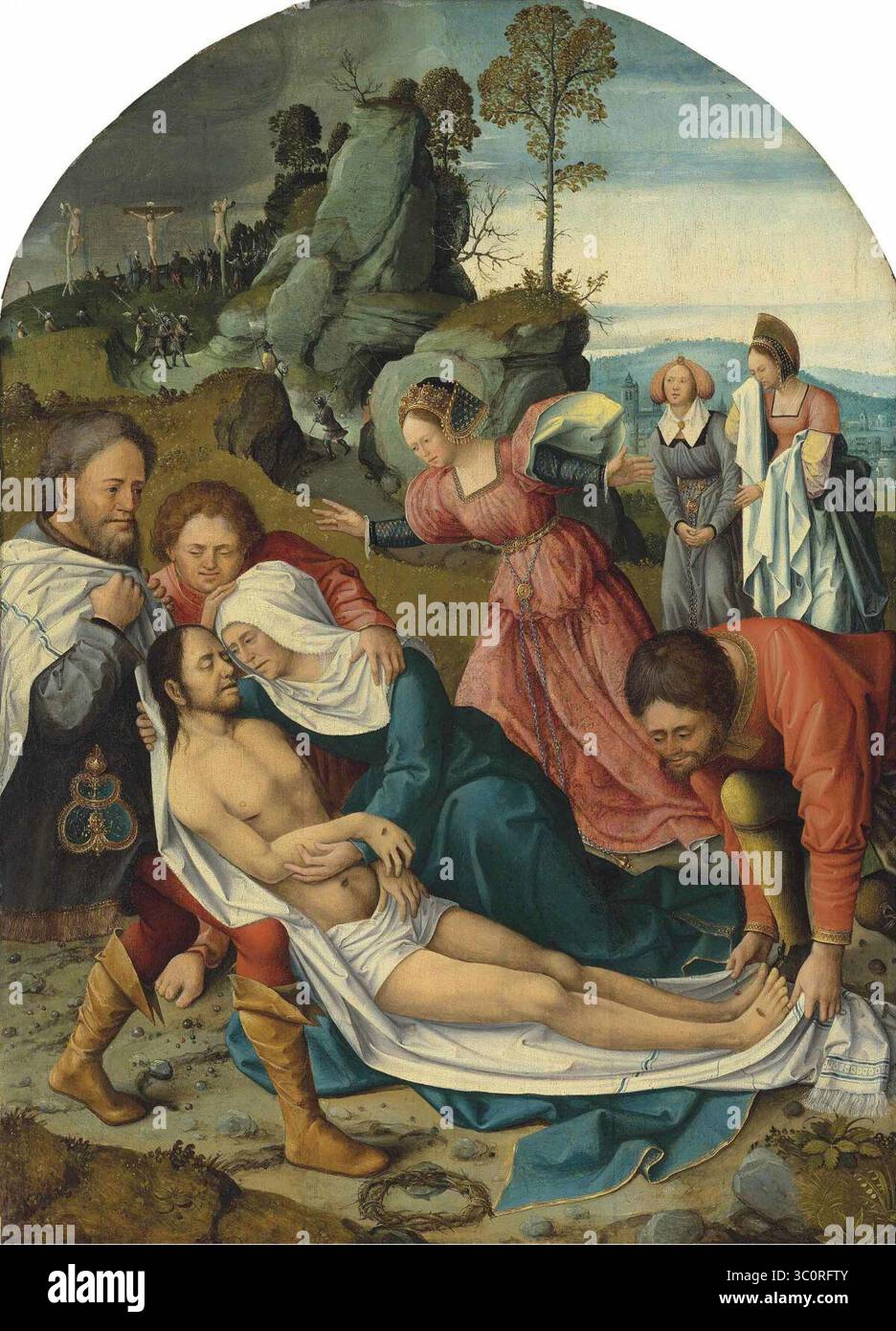 Meister der Legende der Heiligen Maria Magdalena - die Klage, Los-6010098 (gekürzt). Stockfoto