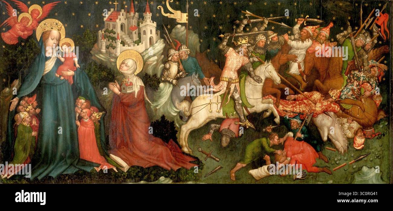 Meister des St. Lambrecht Votivalteers 01. Stockfoto