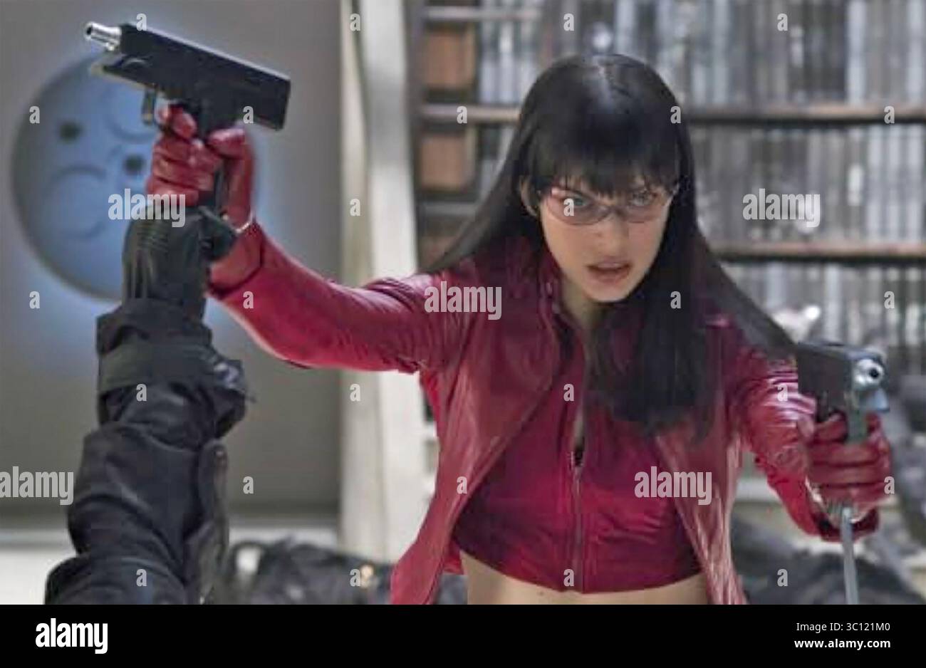 ULTRAVIOLET 2016 Sony Pictures veröffentlicht sc-fi-Film mit Milla Jovovich als Violet Shariff Stockfoto