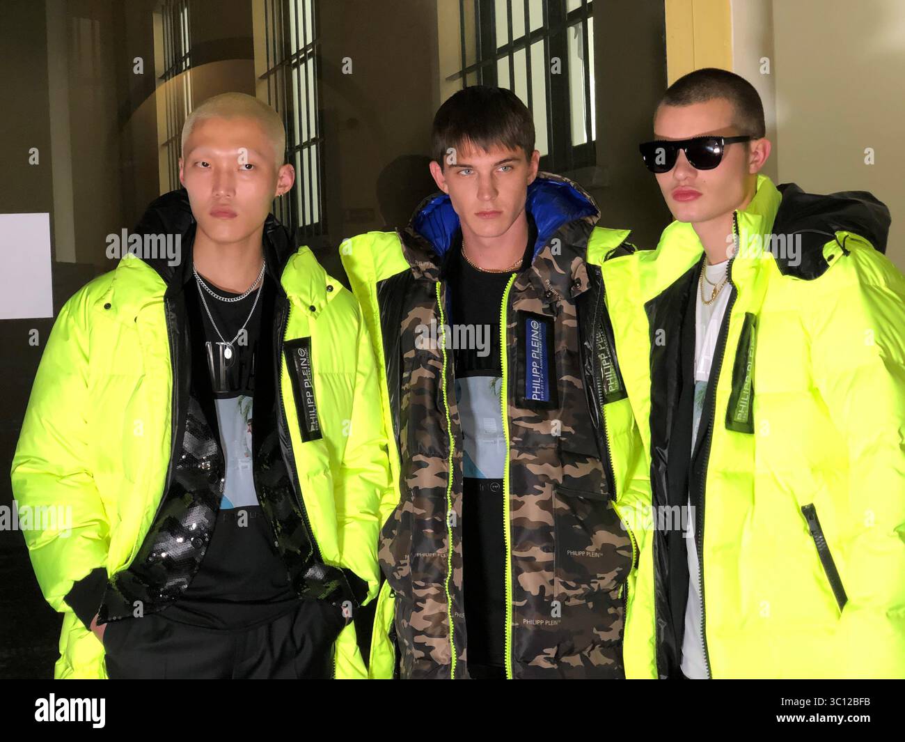 Philipp Plein Backstage MFW Herren Herbst Winter 2019-20, Mailand Italien, 11. Januar 2019 (Foto: © Lucia Sabatelli/Soevermedia via ZUMA Press) Stockfoto