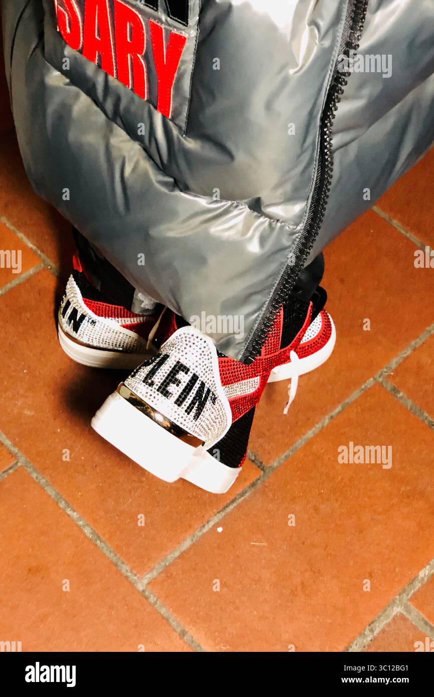 Philipp Plein Backstage MFW Herren Herbst Winter 2019-20, Mailand Italien, 11. Januar 2019 (Foto: © Lucia Sabatelli/Soevermedia via ZUMA Press) Stockfoto