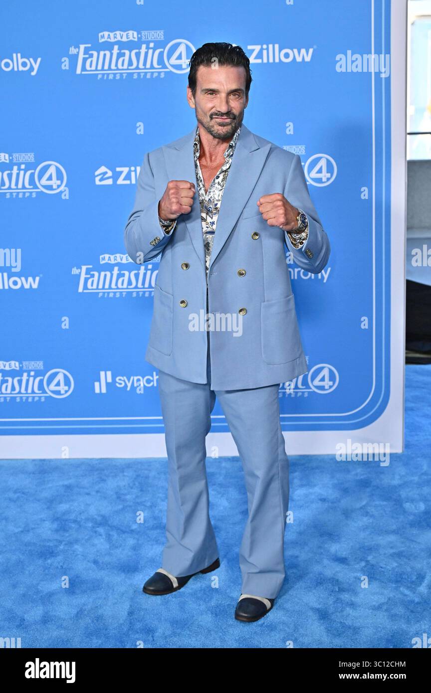 Frank Grillo bei der Weltpremiere des Kinofilms The Fantastic Four: First Steps im Dorothy Chandler Pavilion. Los Angeles, 21.07.2025 *** Frank Grillo bei der Weltpremiere des Films The Fantastic Four First Steps im Dorothy Chandler Pavilion Los Angeles, 21 07 2025 Foto:xD.xStarbuckx/xFuturexImagex Four 5759 Stockfoto