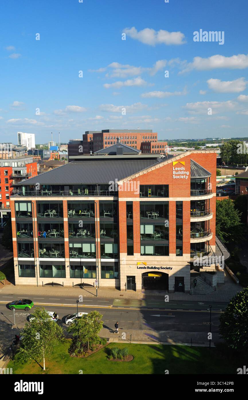 Hauptsitz der Leeds Building Society, Sovereign Square, Leeds, Großbritannien Stockfoto