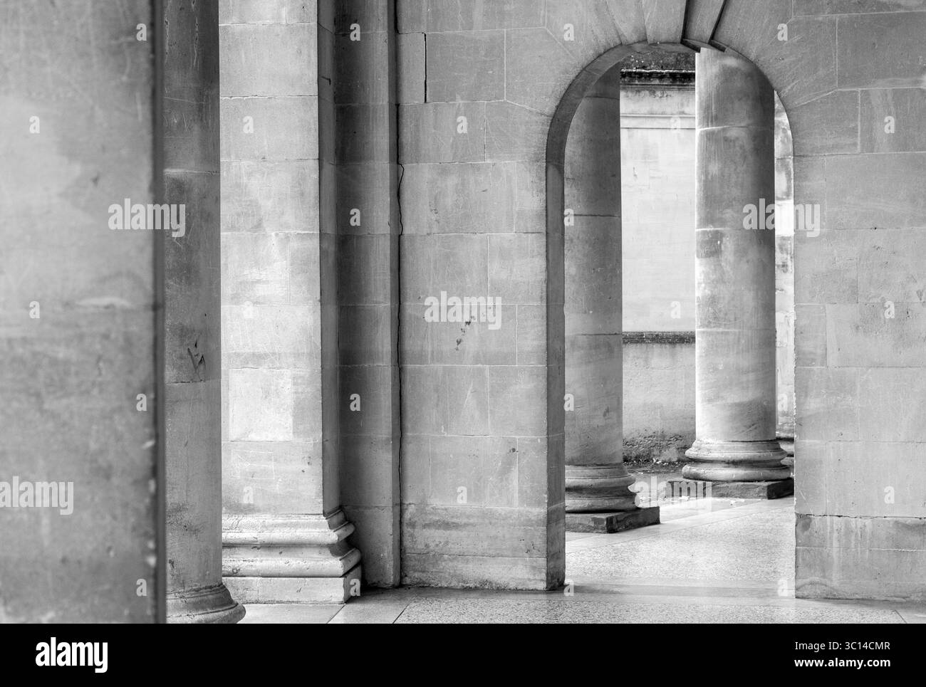 Archway Bath City Parade Gardens Bath England Stockfoto