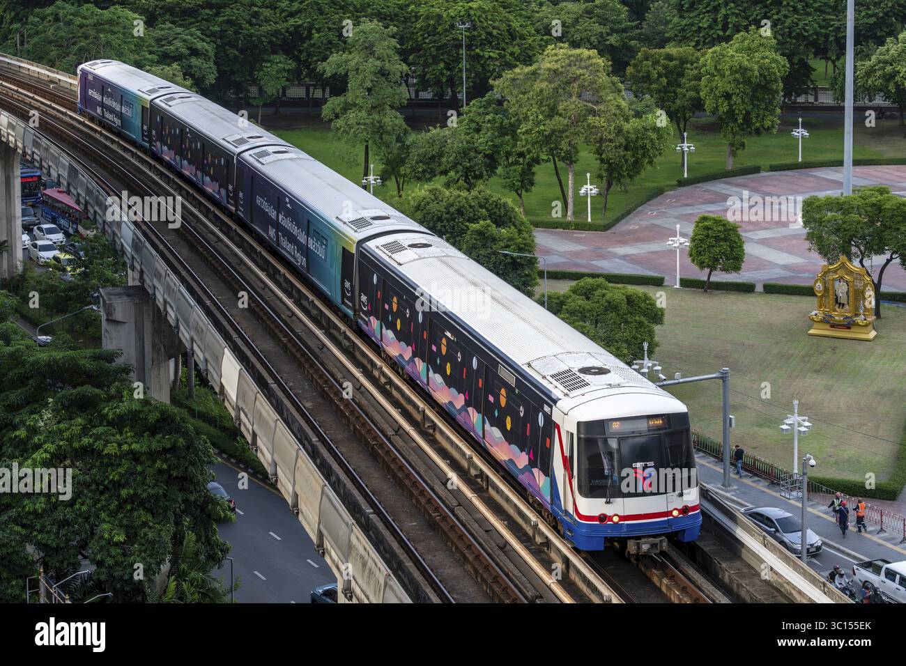 BTS Skytrain, Bangkok, Thailand Stockfoto