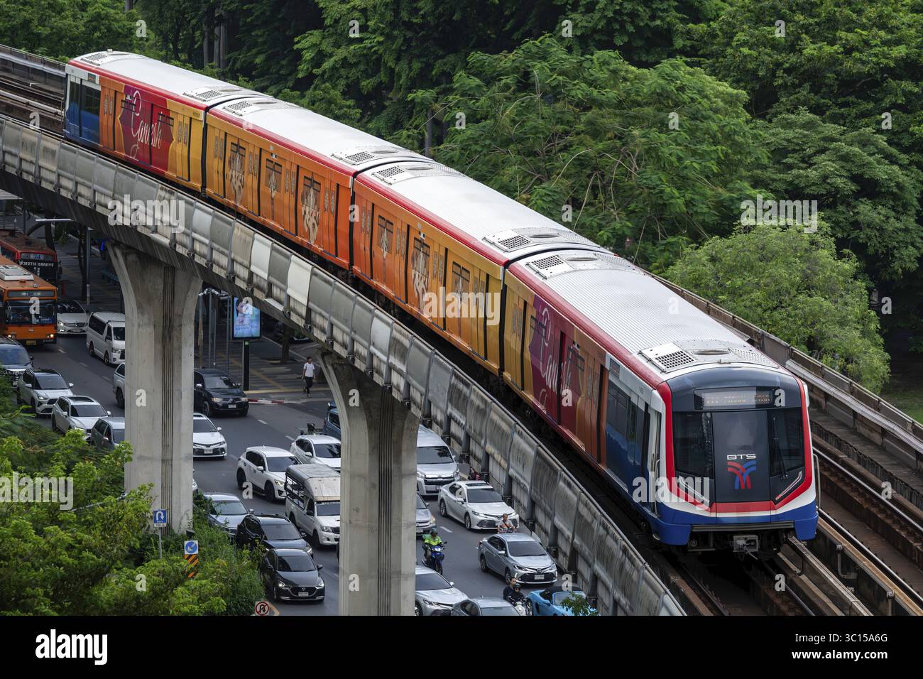 BTS Skytrain, Bangkok, Thailand Stockfoto