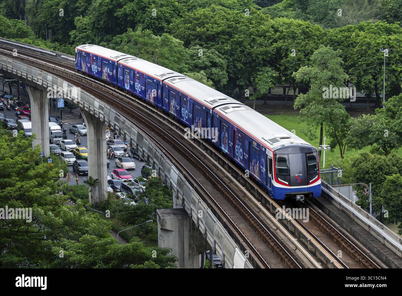 BTS Skytrain, Bangkok, Thailand Stockfoto