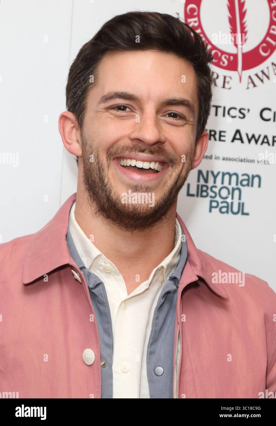 29. Januar 2019: London, Vereinigtes Königreich: Jonathan Bailey bei den Critics' Circle Theatre Awards im Prince of Wales Theatre, Coventry Street. (Kreditbild: © Keith Mayhew/SOPA Images via ZUMA Wire) Stockfoto