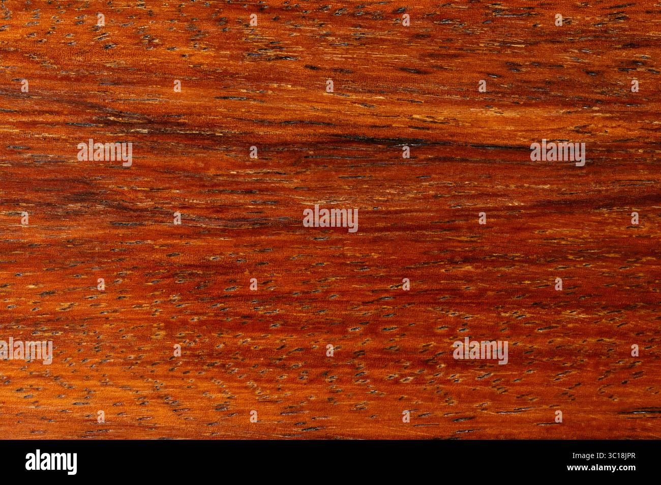 Nahaufnahme von flachem Holz mit schwarzem Kratzer und Linien Stockfoto