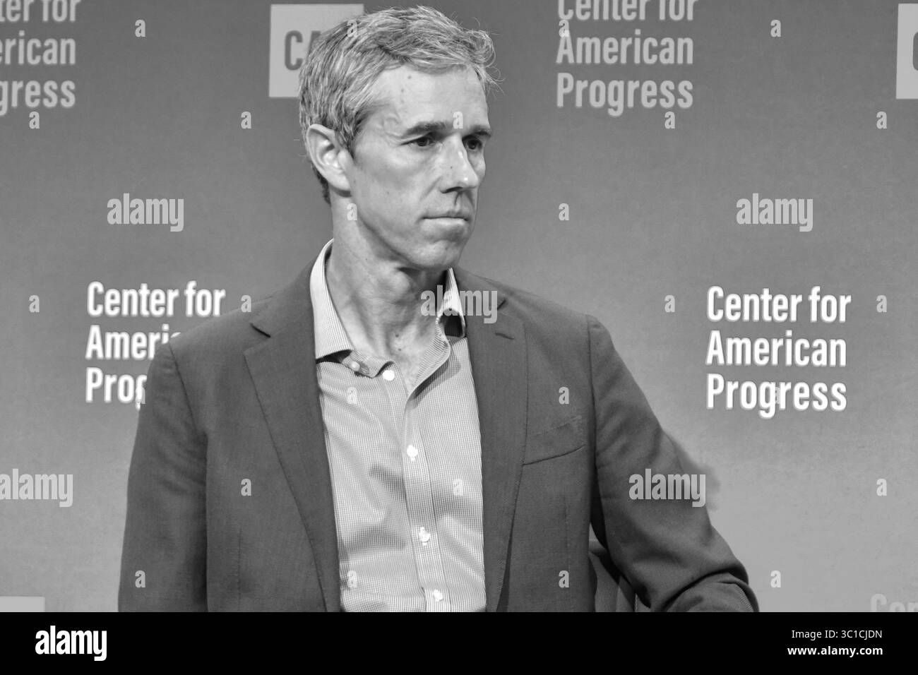 Beto O’Rourke am Center for American Progress in Washington, D.C. 22. Juli 2025 Stockfoto