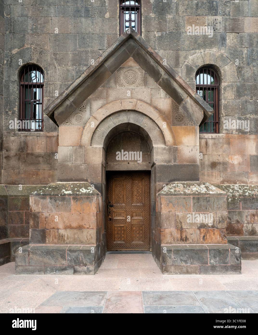 Der Mutterstuhl des Heiligen Etchmiadzin ist das herausragende Zentrum der Armenisch-Apostolischen Kirche in Etchmiadzin, Armenien Stockfoto