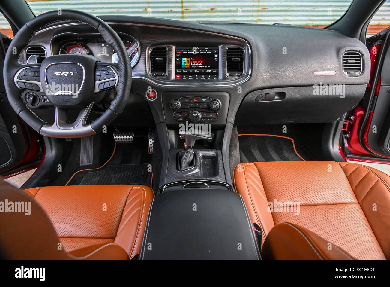 Februar 2019: 2018 Dodge Charger SRT Hellcat 6,2 l Kompressormotor Albert Pena/CSM (Credit Image: &Copy; Albert Pena/CSM via ZUMA Wire) Stockfoto