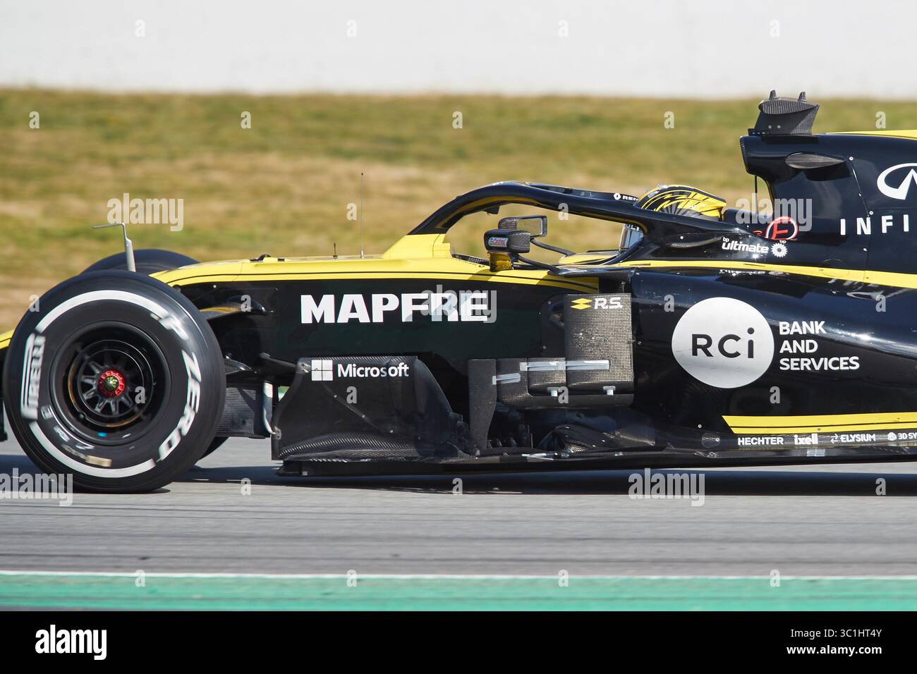 18. Februar 2019 - Montmelo, BARCELONA, Spanien - Nicolas HÃ¼lkenberg (Renault F1 Team) während der Wintertesttage auf dem Circuit de Catalunya in Montmelo (Katalonien), 18. Februar 2019. (Kreditbild: © AFP7 via ZUMA Wire) Stockfoto