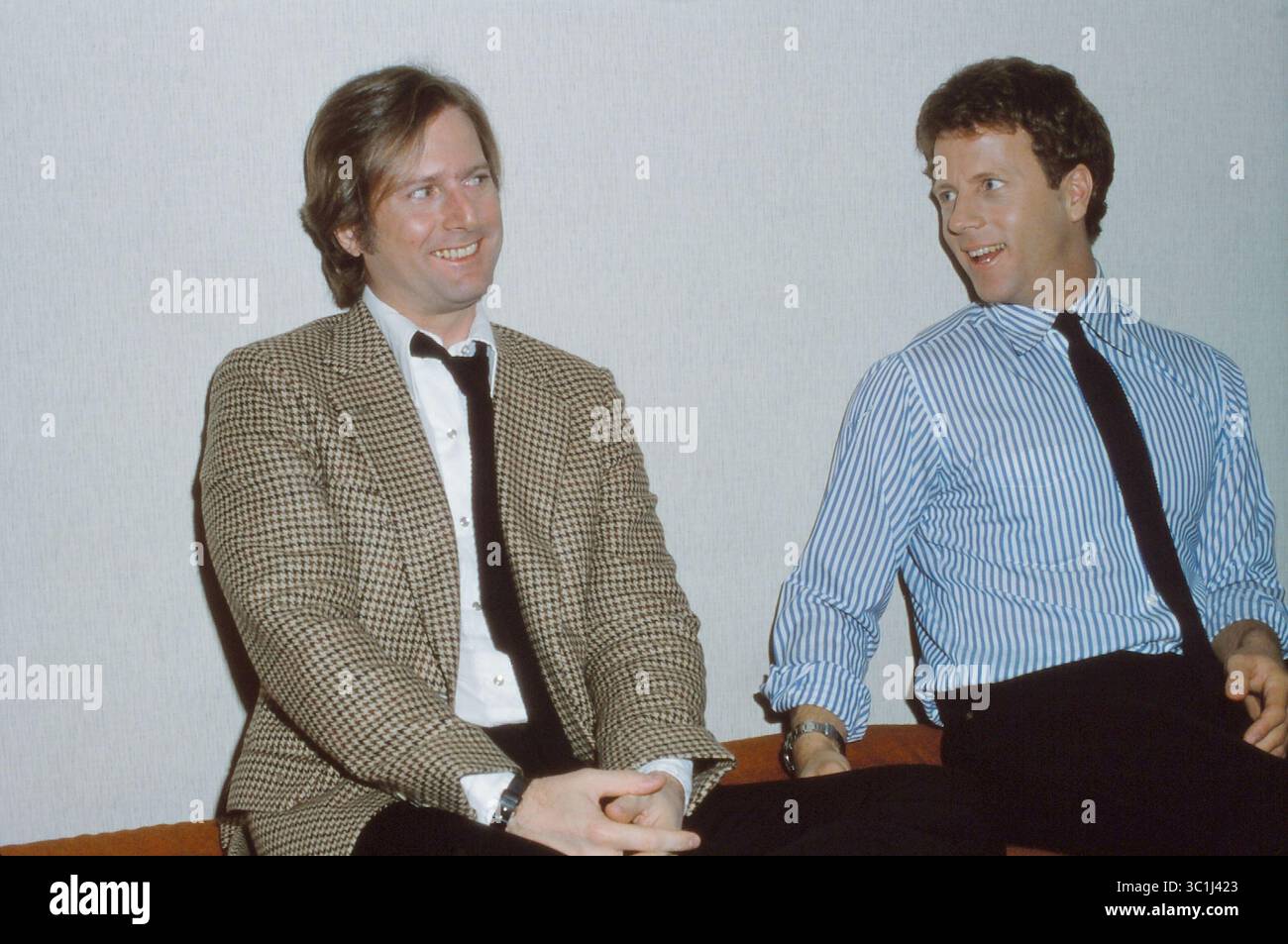 10. September 2017: Roger McGuinn und Chris Hillman von den Byrds fotografierten Ende der 1970er Jahre .EXCLUSIVE. (Kreditbild: © Barry Schultz/ZUMA Wire) Stockfoto