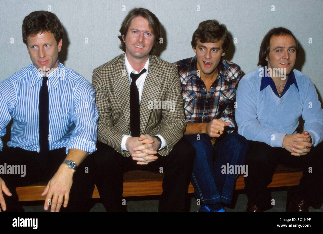 10. September 2017: Roger McGuinn und Chris Hillman (L) von The Byrds fotografierten Ende der 1970er Jahre. (Kreditbild: © Barry Schultz/ZUMA Wire) Stockfoto