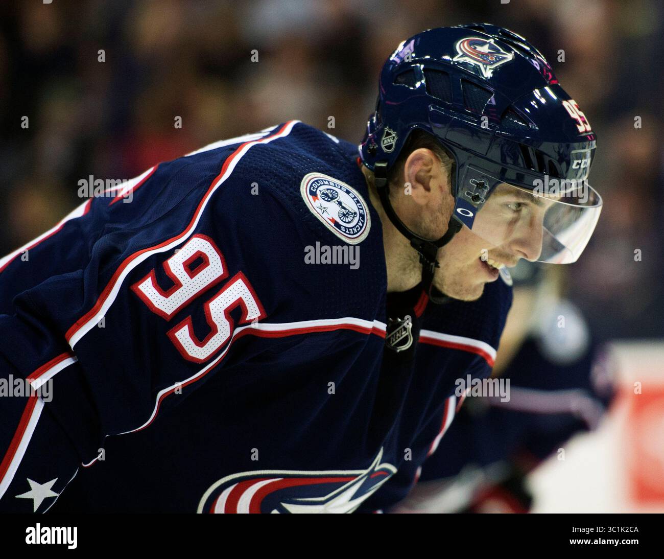 23. Februar 2018: Die Columbus Blue Jackets spielen Matt Duchene (95) in Columbus, Ohio. Brent Clark/CSM(Bild: &Copy; Brent Clark/CSM via ZUMA Wire) Stockfoto