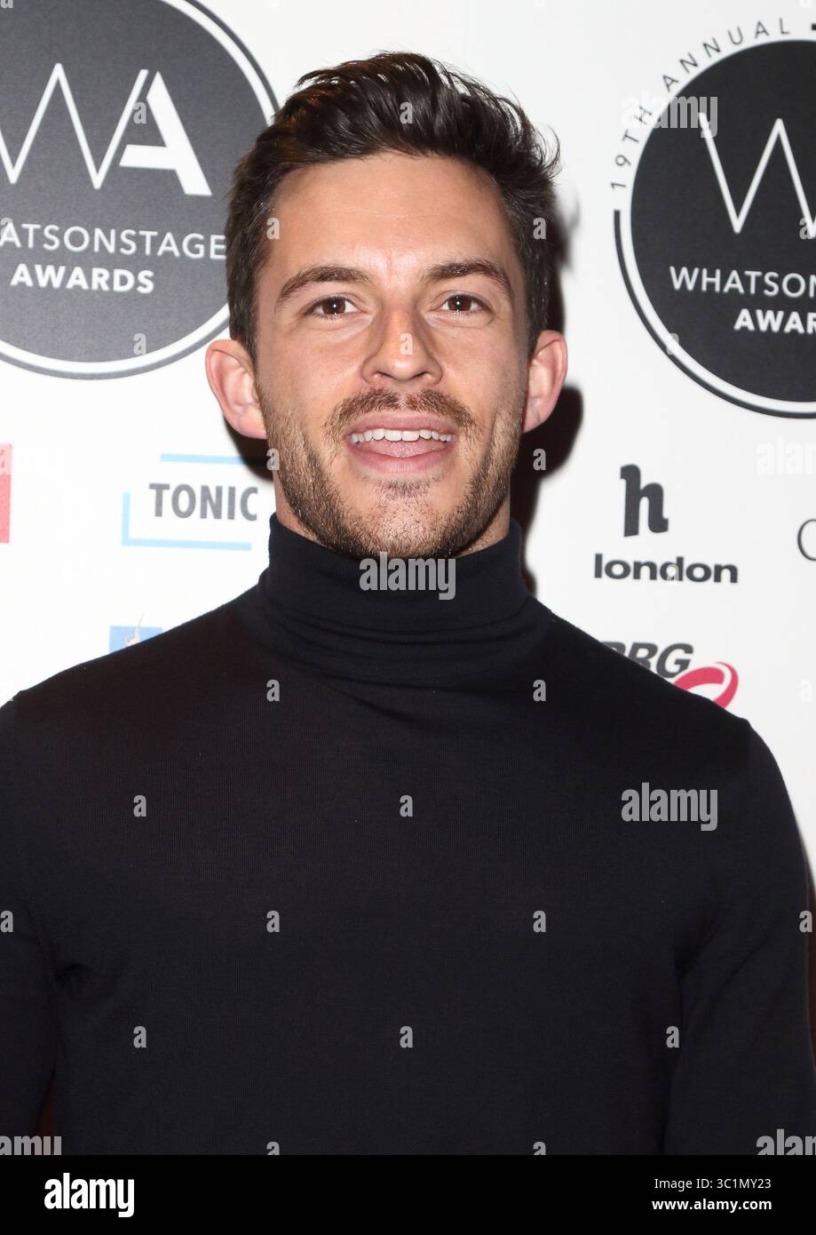 3. März 2019: London, Vereinigtes Königreich: Jonathan Bailey bei den Whatsonstage Awards 2019 im Prince of Wales Theatre. (Kreditbild: © Keith Mayhew/SOPA Images via ZUMA Wire) Stockfoto