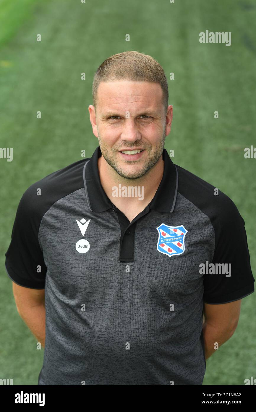 Heerenveen, Niederlande. Juli 2025. HEERENVEEN, NIEDERLANDE - 22. JULI: Joey van den Berg während eines Fotorufs des SC Heerenveen im Abe Lenstra Stadion am 22. Juli 2025 in Heerenveen, Niederlande. (Foto von Martin de Jong/Orange Pictures) Credit: Orange Pics BV/Alamy Live News Stockfoto
