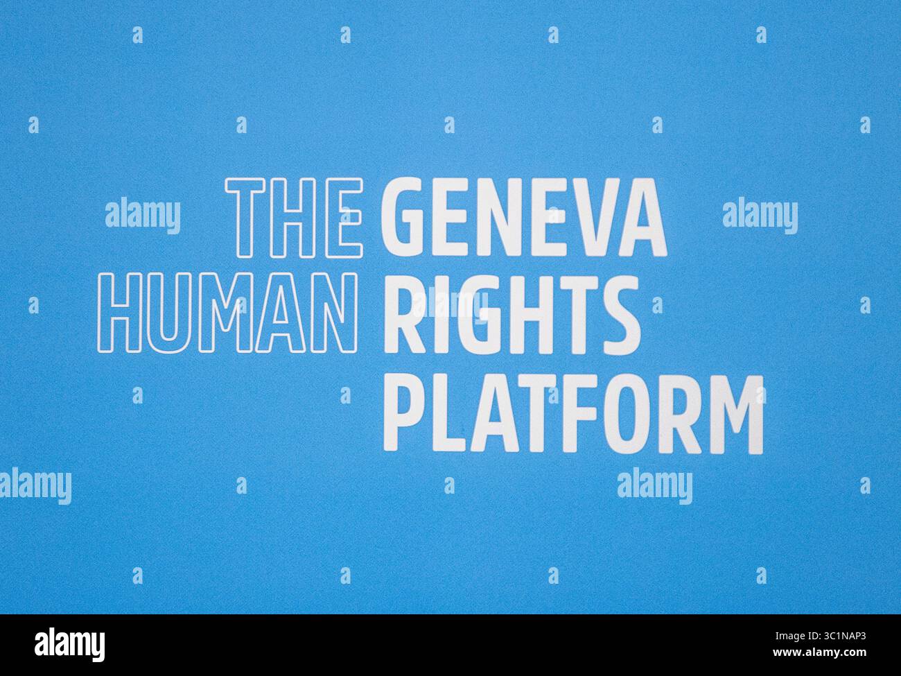 Juli 2025, Genf, Genf, Schweiz: Genf Schweiz, 23.07.2025: Vorstellung der neuen GENFER MENSCHENRECHTSPLATTFORM bei der Verbesserung der nationalen Berichterstattung und Umsetzung der Menschenrechte. Pressekonferenz über die Verbesserung der nationalen Berichterstattung und Umsetzung der Menschenrechte in Bezug auf Menschenrechte durch koordiniertes Engagement auf lokaler und regionaler Ebene: Die Rolle der NMIRF (nationale Mechanismen für Umsetzung, Berichterstattung und Follow-up) und fand bei den Vereinten Nationen in Genf statt. (Kreditbild: © Eric Dubost/ZUMA Press Wire) NUR REDAKTIONELLE VERWENDUNG! Nicht für Stockfoto