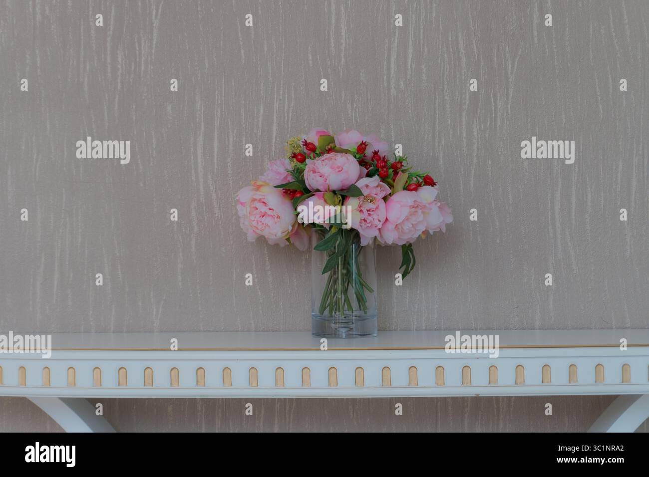 Stillleben. Blumen in einer Vase. Stockfoto