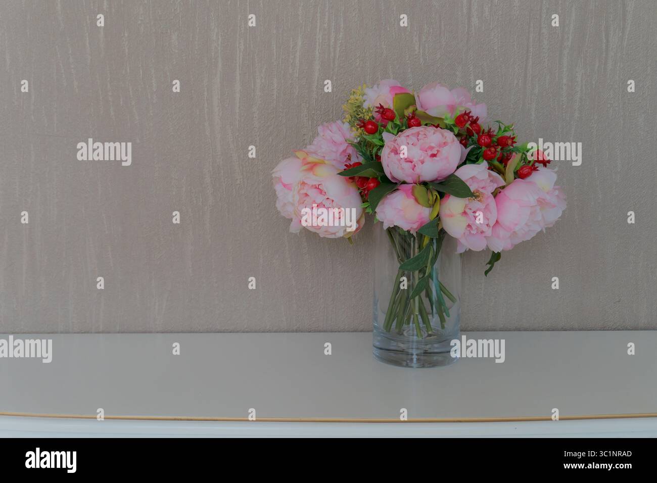 Stillleben. Blumen in einer Vase. Stockfoto