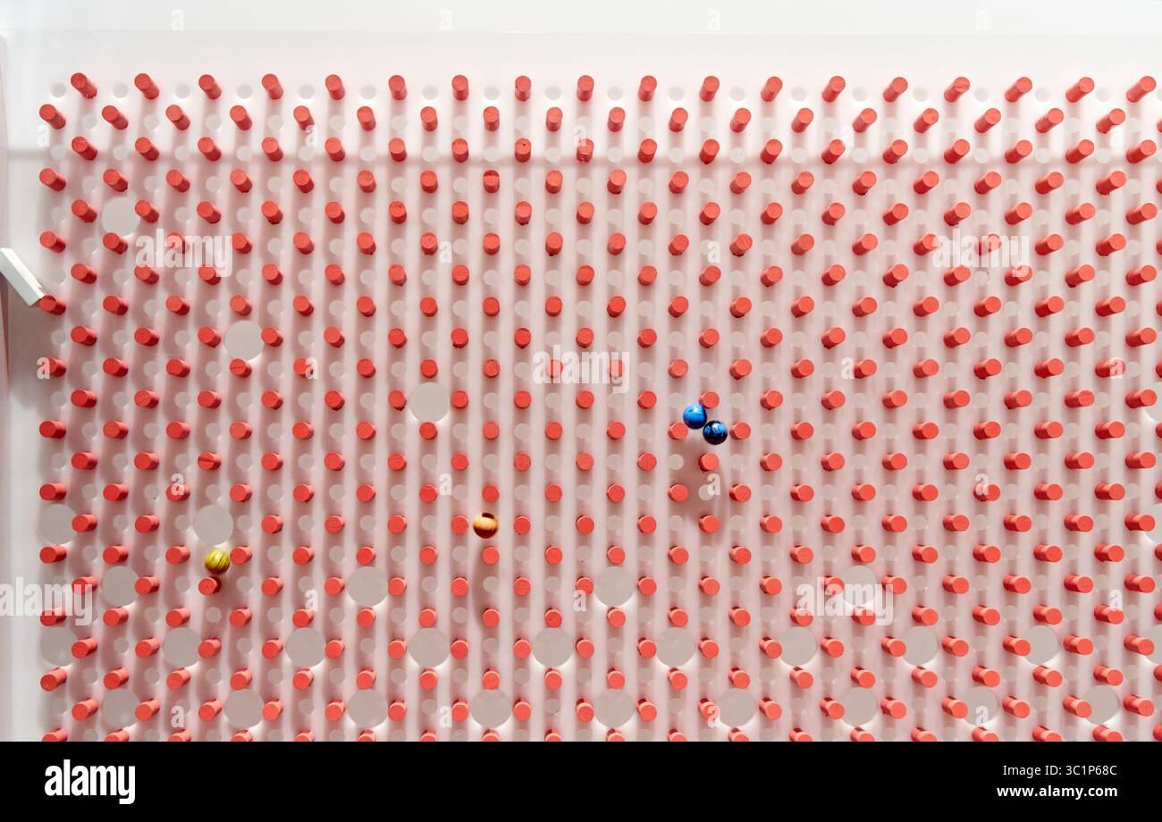 Die existentialistische Philosophie Martin Heideggers, unsichere Zeiten, Deutschland zwischen den Kriegen, die Weimarer Republik, Ausstellung, CaixaForum, Barcelona, Spanien. Stockfoto