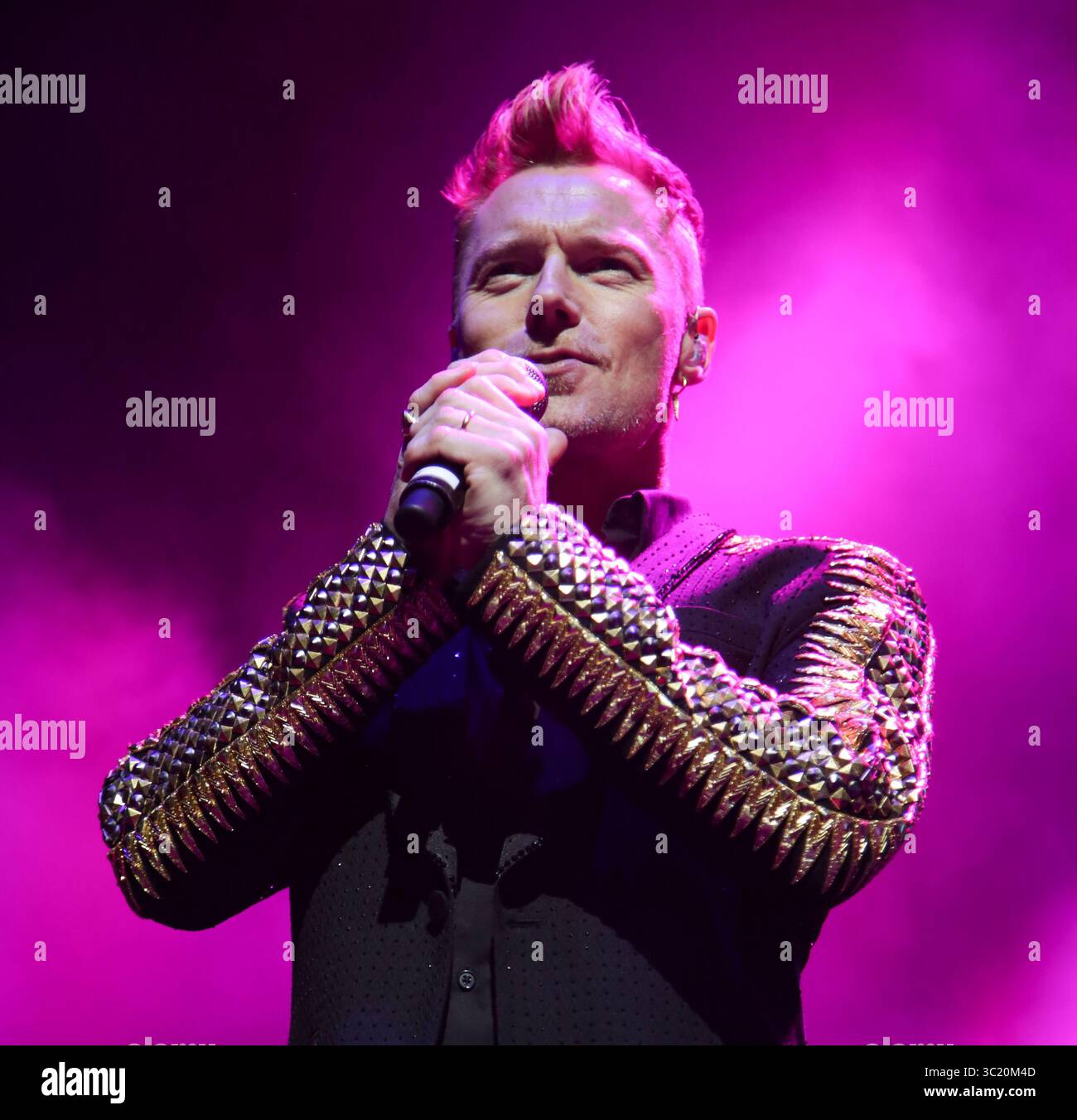 5. April 2019 - Sydney, NSW, Australien - Ronan Keating trat während der „Thank You & Goodnight Farewell“-Tour auf dem ICC in Sydney auf. (Credit Image: © Belinda Vel Photography/SOPA Images via ZUMA Wire) Stockfoto