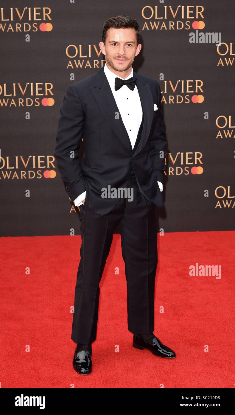 7. April 2019: London, Vereinigtes Königreich: Jonathan Bailey wurde auf dem roten Teppich während der Olivier Awards 2019 mit Mastercard in der Royal Albert Hall in London gesehen. (Credit Image: © SOPA Images via ZUMA Wire) Stockfoto