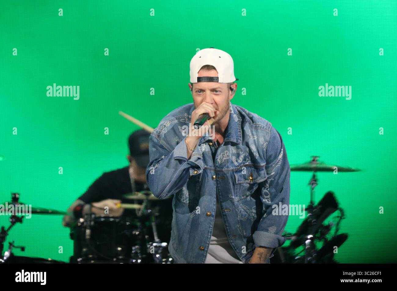 4. Mai 2019 – Tx, USA – AUSTIN, TX – 04. MAI: Tyler Hubbard von Florida Georgia Line tritt auf der Bühne des iHeartCountry Festivals 2019 im Frank Erwin Center am 4. Mai 2019 in Austin, Texas auf. Foto: Chris Tello/imageSPACE (Foto: © Imagespace via ZUMA Wire) Stockfoto