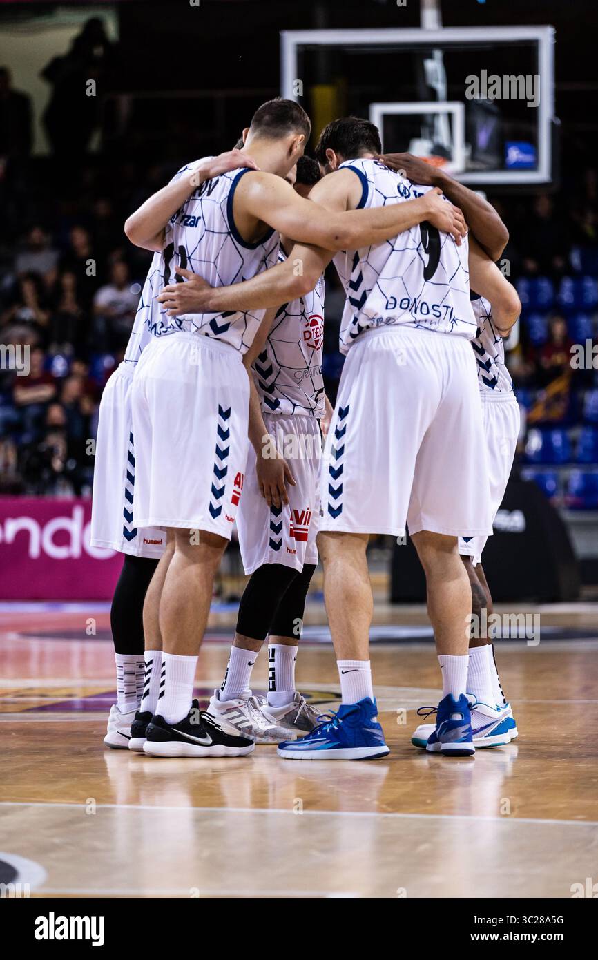 19. Mai 2019 - Barcelona, Barcelona, Spanien - Delteco GBC während des Liga Endesa Spiels zwischen FC Barcelona Lassa und Delteco GBC im Palau Blaugrana in Barcelona. Mai 2019. (Kreditbild: © AFP7 via ZUMA Wire) Stockfoto