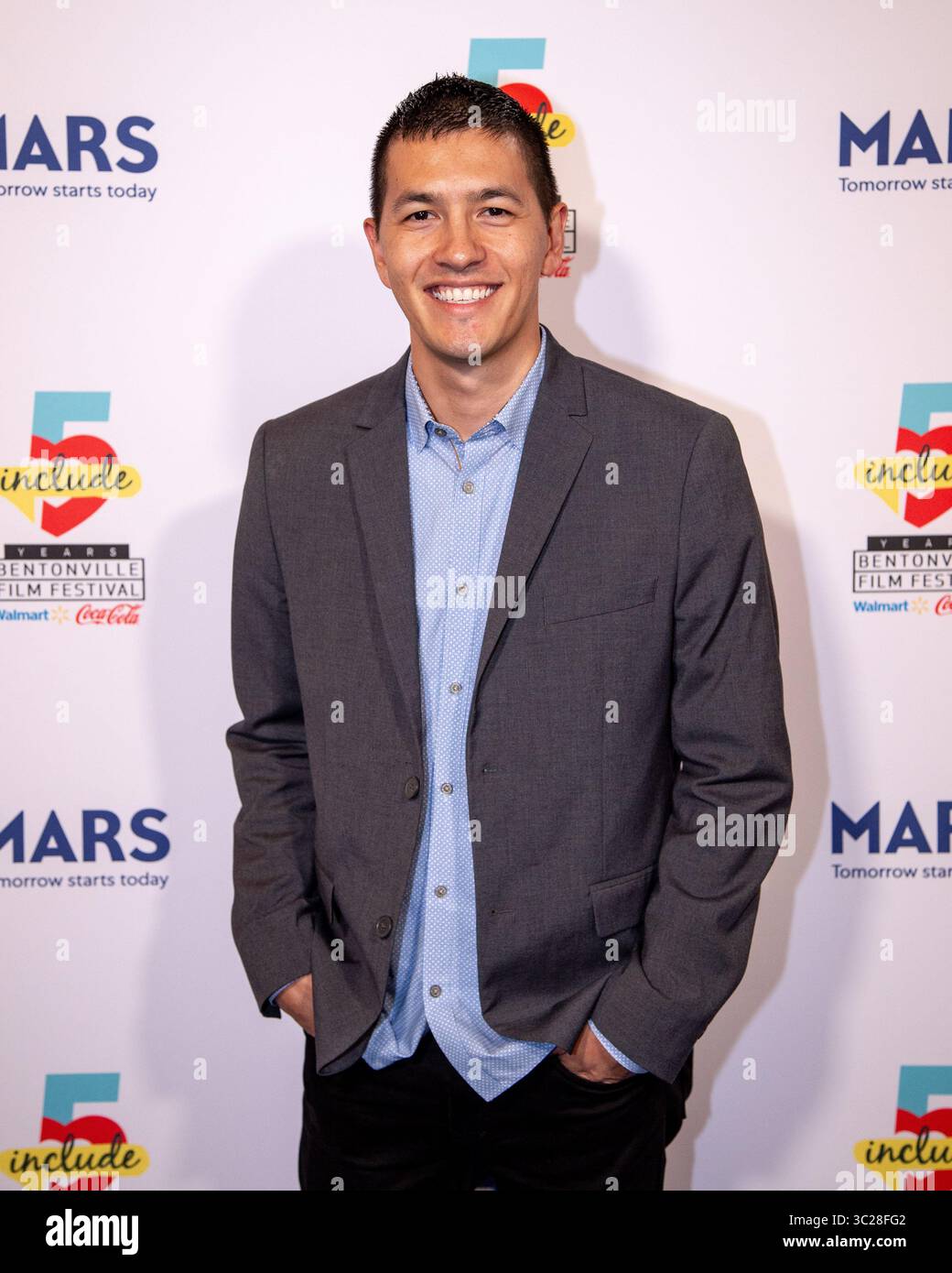 11. Mai 2019 - Bentonville, Arkansas, USA - 11. Mai 2019: CHRISTOPHER TUNG während des Blue Carpet Events vor den Bentonville Film Festival Awards im 21c Museum Hotel, Bentonville, Arkansas, USA. (Bild: © Brent Soule/ZUMA Wire) Stockfoto