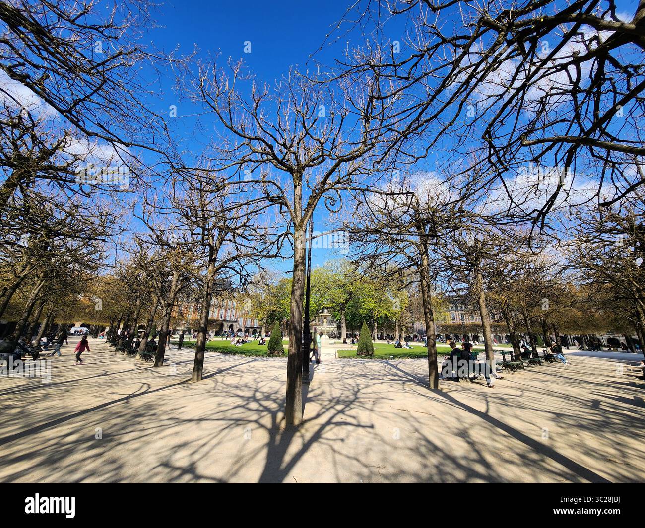 Place de vosges paris Stockfoto