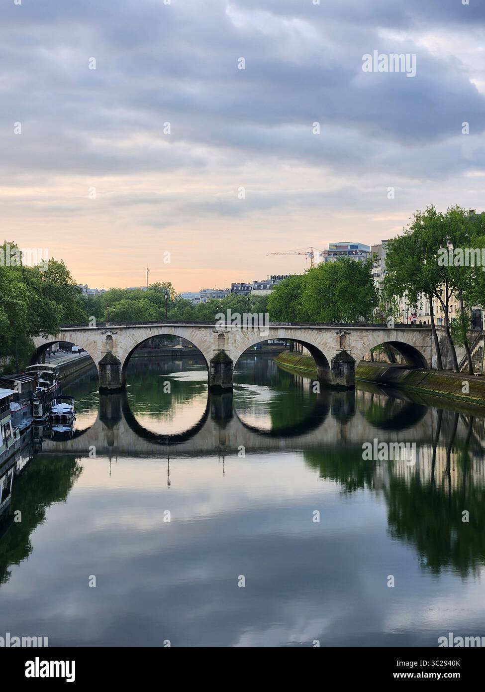 seine-Fluss paris Stockfoto