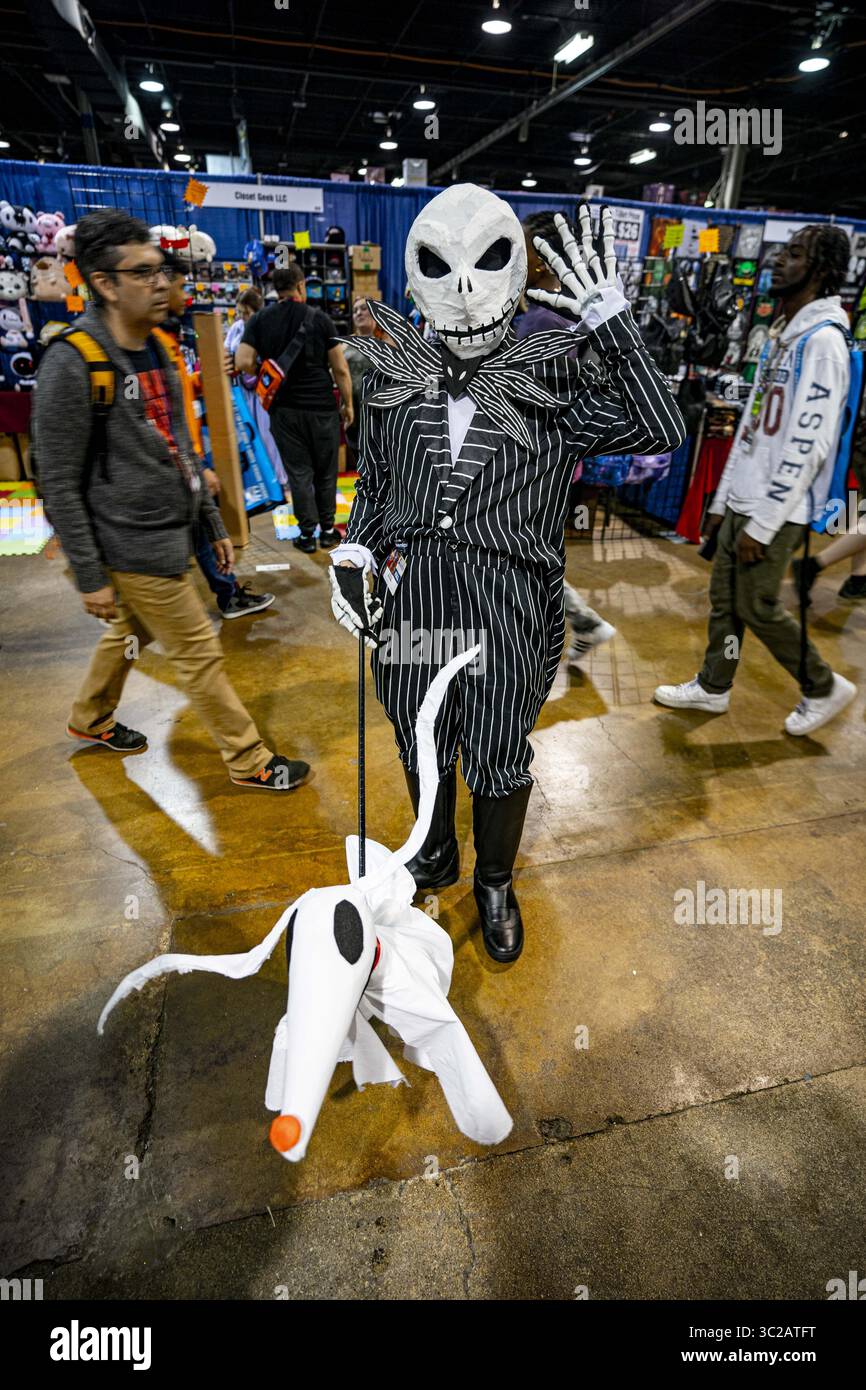 Mai 2019 – Rosemont, Illinois, USA – Jack Skellington (Foto: © Chris Riha/ZUMA Wire) Stockfoto