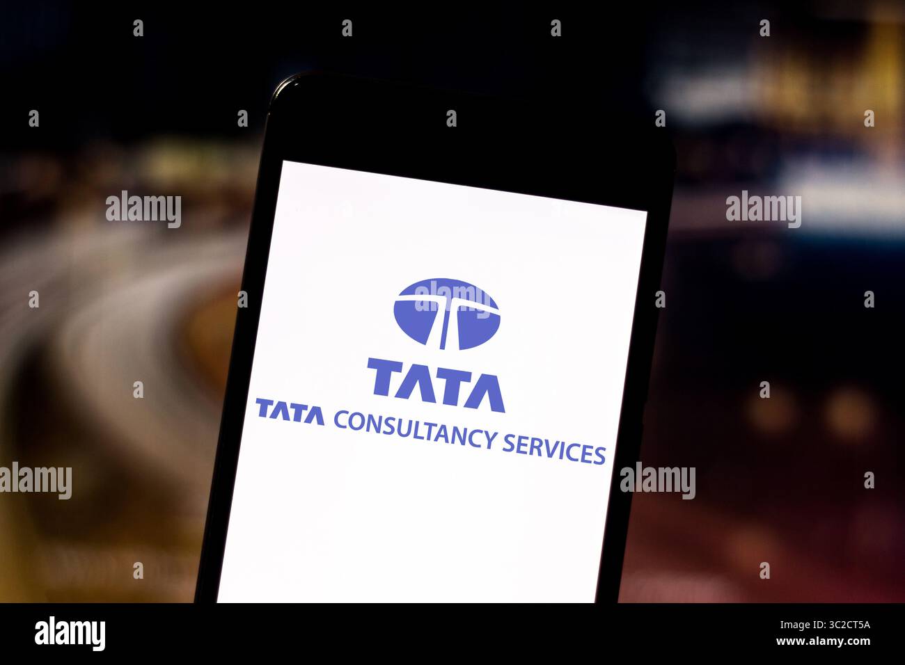 31. Mai 2019 – Brasilien – auf dieser Abbildung ist das Logo von Tata Consultancy Services Limited auf einem Smartphone zu sehen. (Kreditbild: © Rafael Henrique/SOPA Images via ZUMA Wire) Stockfoto