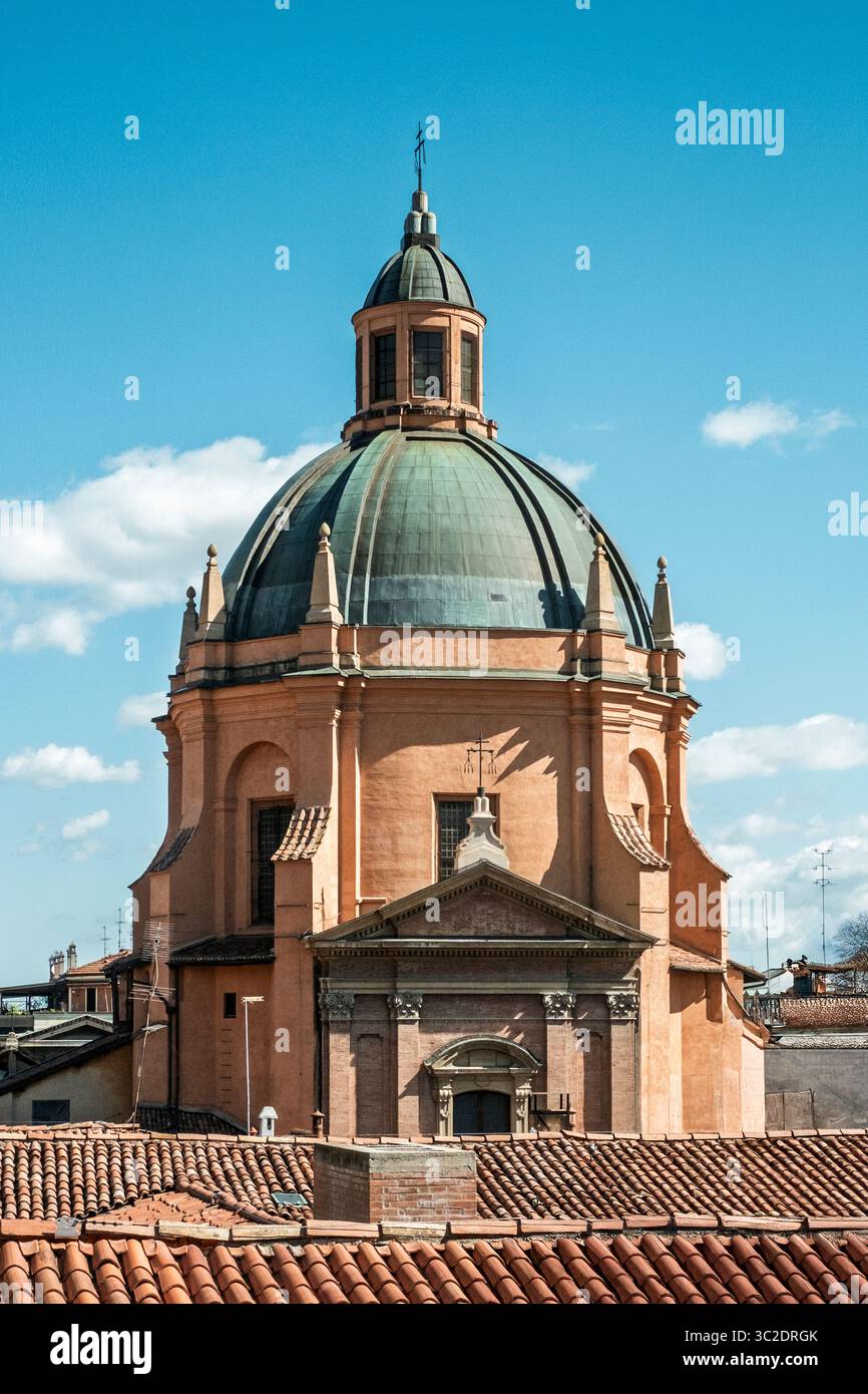 Der Dom der Heiligen Maria (Santa Maria della vita). Bologna, Emilia Romagna, Italien. Stockfoto