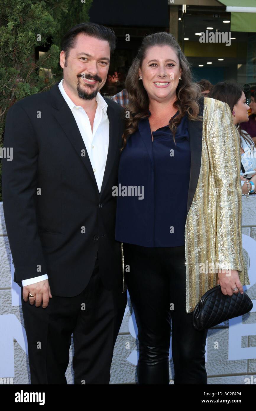 Juni 10, 2019 - Westwood, CA, USA - LOS ANGELES - Jun 10: James Vanderbilt, Amber Vanderbilt bei der ''Murder Mystery'' Premiere im Village Theatre am 10. Juni 2019 in Westwood, CA (Credit Bild: © Kay Blake/ZUMA Draht) Stockfoto
