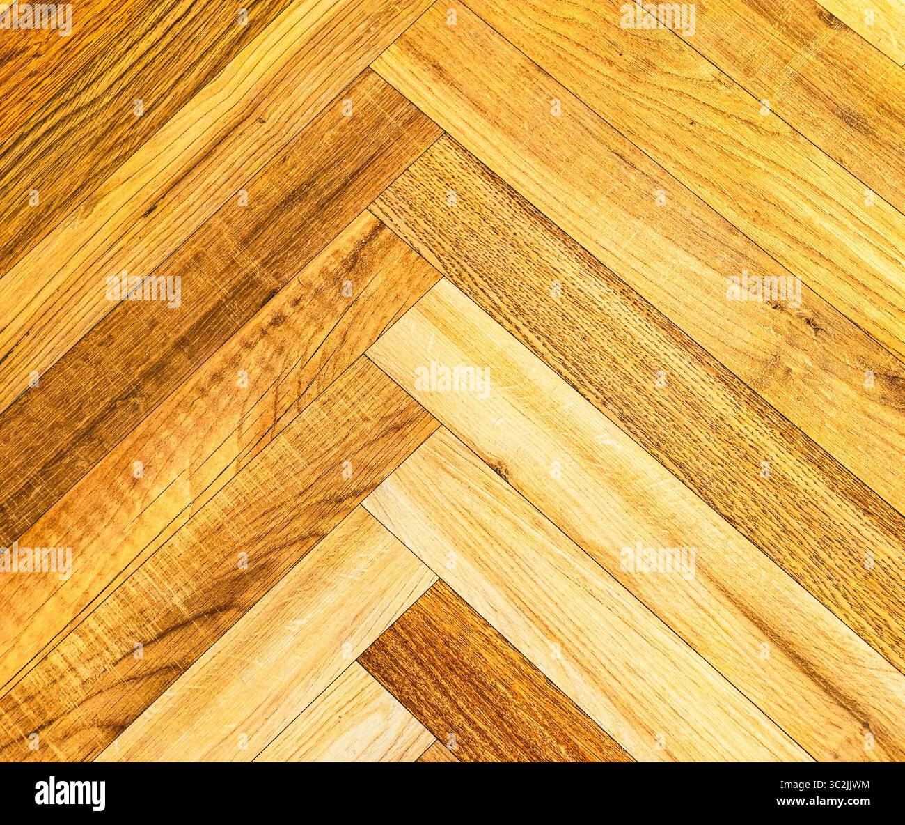 Hintergrund mit Heringsmuster aus natürlichem Holz – hochauflösende Textur für digitale, Marketing- und kreative Projekte Stockfoto