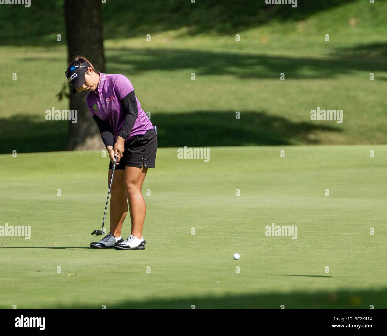 29. Juni 2019: Rogers, Arkansas, USA - MORIYA JUTANUGARN in der zweiten Runde der Walmart NW Arkansas Championship im Pinnacle Country Club. (Bild: © Brent Soule/ZUMA Wire) Stockfoto