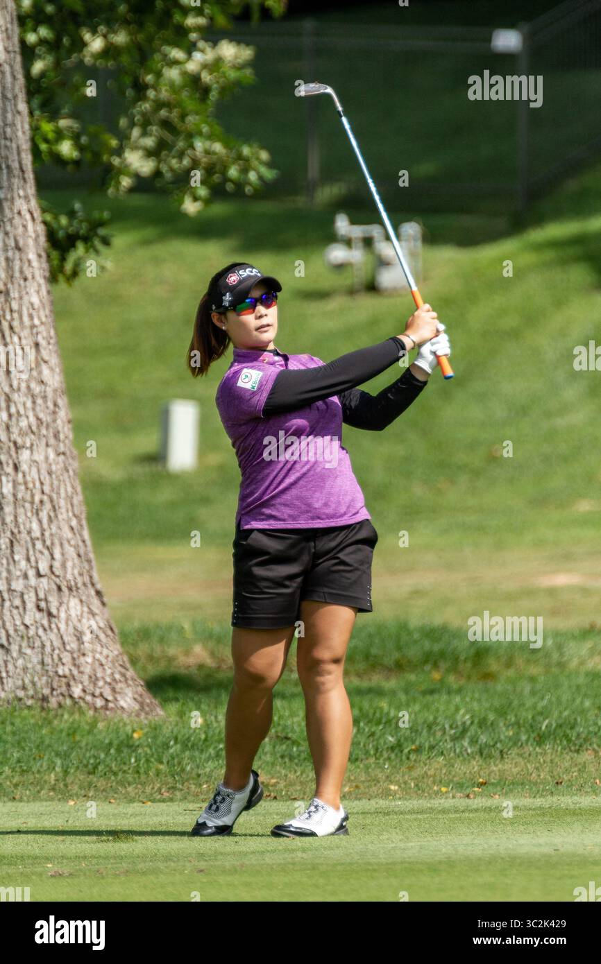 29. Juni 2019: Rogers, Arkansas, USA - MORIYA JUTANUGARN in der zweiten Runde der Walmart NW Arkansas Championship im Pinnacle Country Club. (Bild: © Brent Soule/ZUMA Wire) Stockfoto