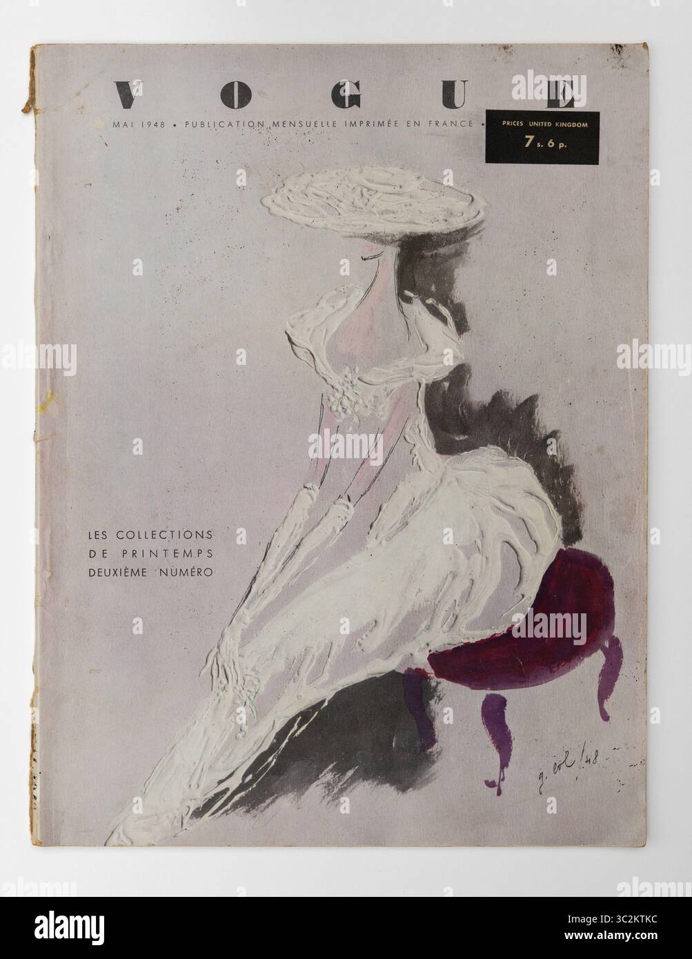 Cover des Vogue-Magazins der 1940er Jahre Stockfoto