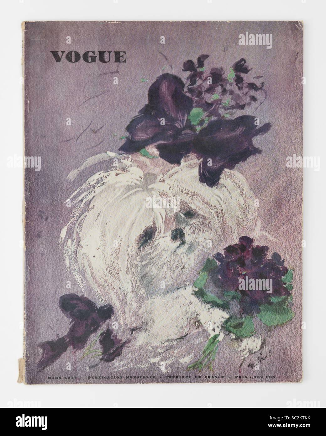 Cover des Vogue-Magazins der 1940er Jahre Stockfoto